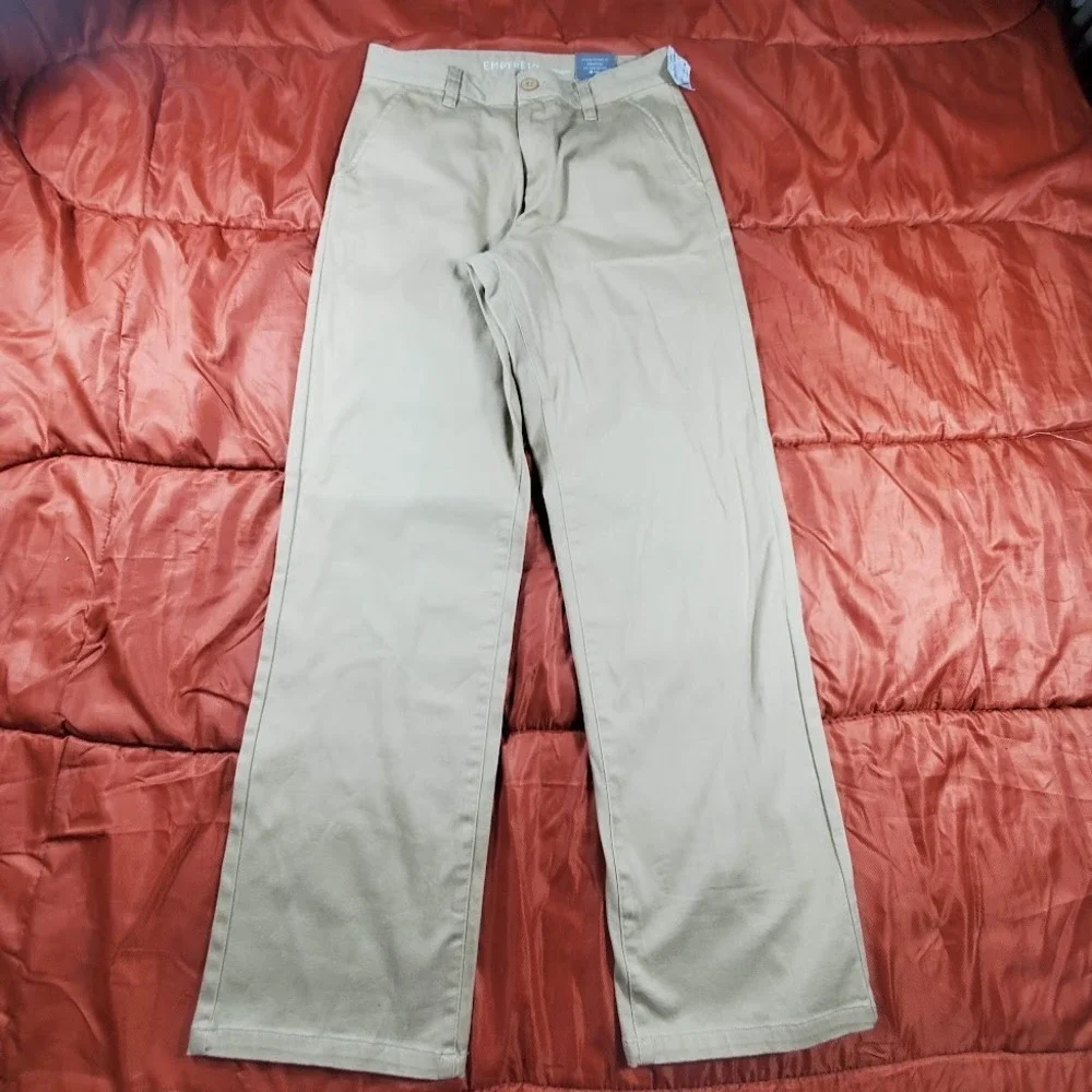 NWT Empyre Tan Pants Women's Size 2 Zia Vintage Straight‎ Trousers MSRP: $60
